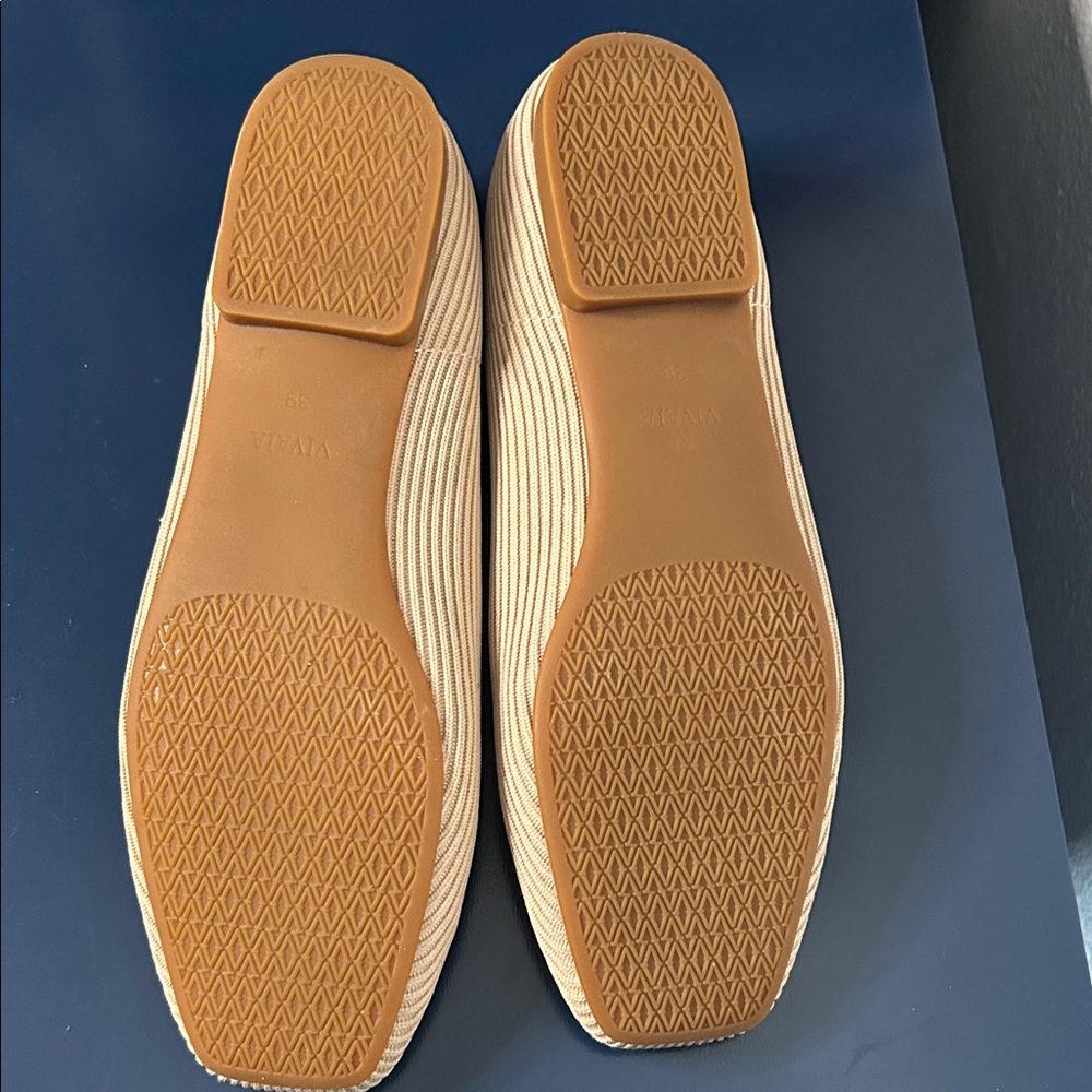 Vivaia Women's Margot Mary Jane Lightweight Breathable Flats in Almond - US 8 - Picture 9 of 13